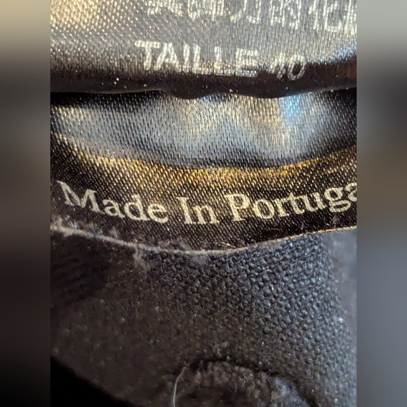 Cop. Copine Black y2k Pistou Womens Pant Wide Leg, Eu Size 40 US 8 - Picture 11 of 15